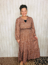 Julia Frilled Bambi Print Dress
