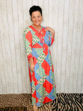 Missy Coral Patchwork Dress