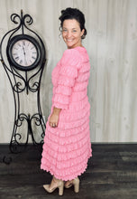 Classy & Ruffles Light Pink Dress