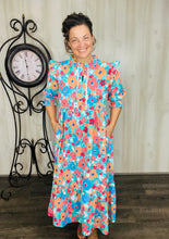 Juliet Teal & Floral Dress