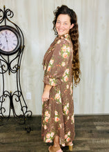 Chocolate & Floral Dress