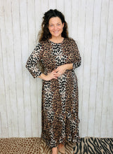 Michella High Low Dress-Classic Leopard