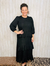 Ruffles & Luxury Dress-Black