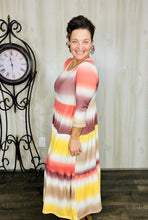Tonya Tiered Dress- Fall Ombre