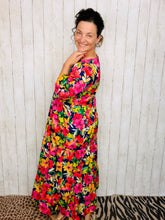 Mindy Navy & Floral Dress