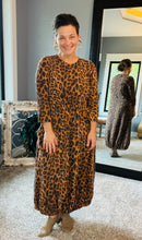 Take On The Day- Leopard Print Bubble Hem Dress