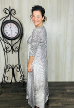 Creamy Animal Print Dress