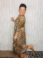 Tonya Marie Tiered Dress- Leopard Print