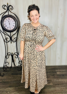 Simply Beautiful Animal Print Dress