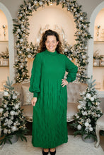 Ruffles & Class Dress- Hunter Green