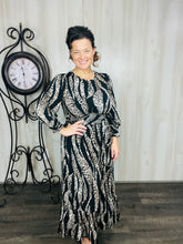 Rhonda Smocking Waist Dress- Animal Print