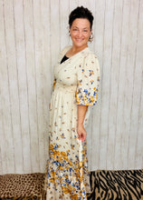 Day In the Park Cream Button Front Dress