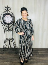 Rhonda Smocking Waist Dress- Animal Print