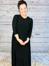 Tonya Marie Tiered Dress- Black