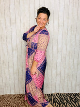 Missy Purple & Pink Patchwork Dress