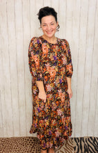 Lori Floral & Ruffle Dress