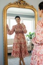 Flouncy Satin Tiered Dress