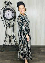 Rhonda Smocking Waist Dress- Animal Print