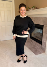Addie Pencil Skirt- (Regular & Plus) Black Modal Material