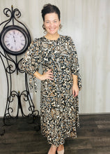 Miss Regina Animal Print Dress