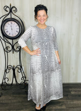 Creamy Animal Print Dress