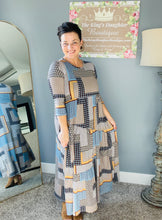 Tonya Marie Tiered Dress-Patchwork