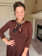 Leopard & Black Savanna Scarf