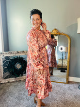 Flouncy Satin Tiered Dress