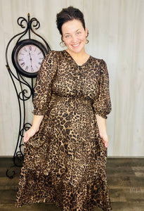 Katie Classic Leopard Dress