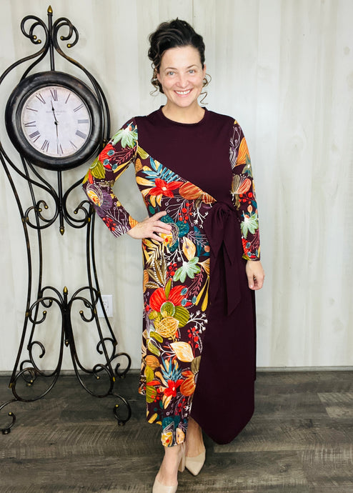 Autumn With a Bow Dress