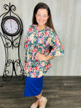Rosey & Flowy Top