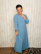 Everyday Style Dress- Denim Blue