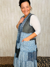 Mineral Wash & Stars Chambray Jumper Dress