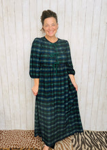 Missy Hunter Green Plaid Dress