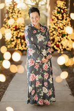 Kaylee Collared Charcoal Dress