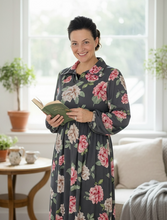 Kaylee Collared Charcoal Dress