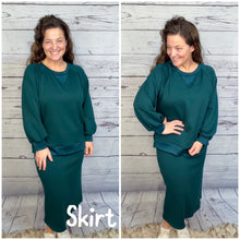 Addie Athletic/Legging Coverage Skirt- Hunter Green