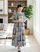 Tonya Marie Tiered Dress-Patchwork