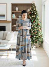 Tonya Marie Tiered Dress-Patchwork