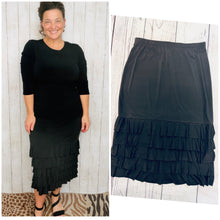 Darla Ruffle Skirt Extender-Black