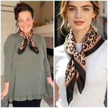 Leopard & Black Savanna Scarf