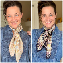 Bohemian Geometric Print Scarf