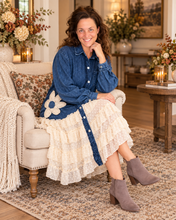 Jean & Lace Shirt Dress
