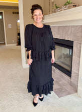 Kimmy Ruffle Skirt (Regular & Plus)-Black