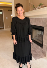 Kimmy Ruffle Skirt (Regular & Plus)-Black
