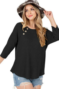 The Classic Button Top