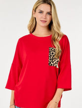 Sunshine Meets Leopard Pocket Top