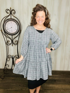 Glad About Plaid Tunic