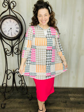 Spring & Houndstooth Tunic
