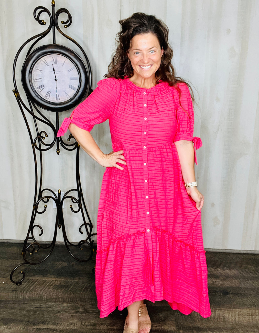 Feeling Fabulous Textured Dress
